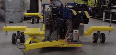 Custom Built Trailer Made To Traansport CNC machine