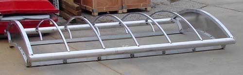 Aluminum Awwning Roof Bus Stop Shelter