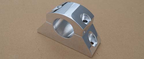 Polished Aluminum Trike Fender Mount